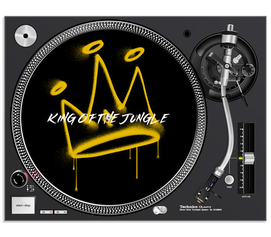 King Of The Jungle Dj 12" Slipmat X 2