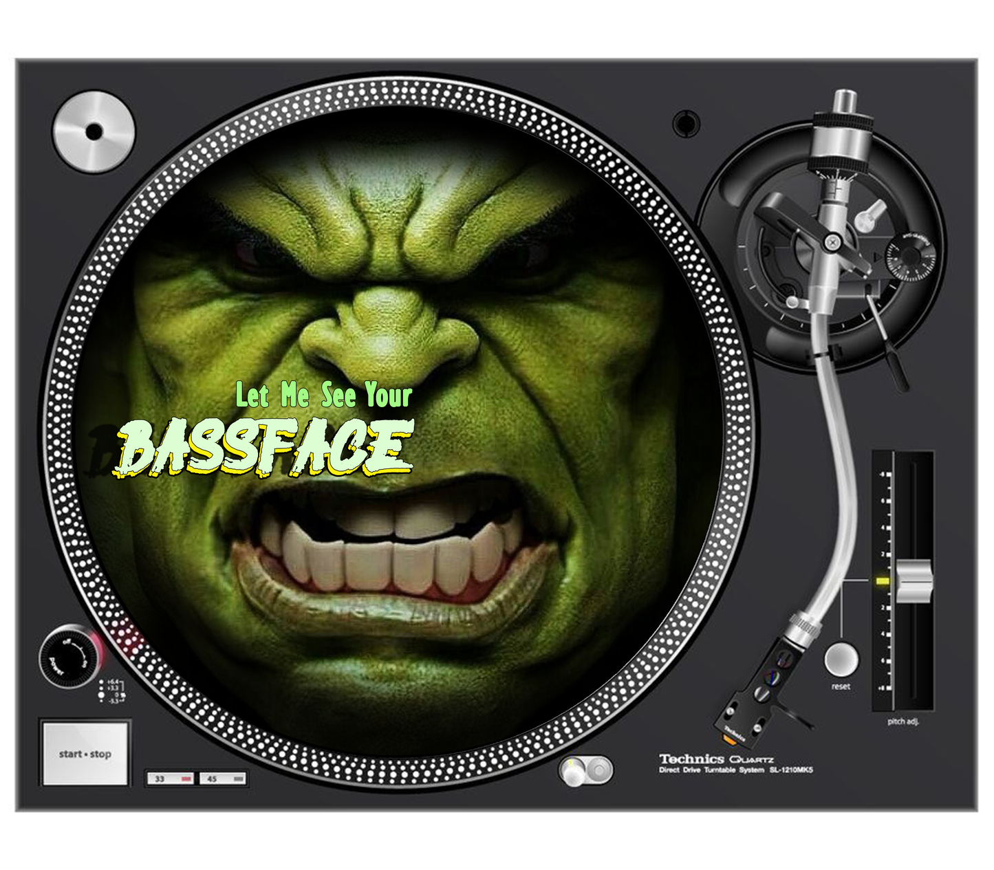 Let Me See You Bassface Dj 12" Slipmat's X 2