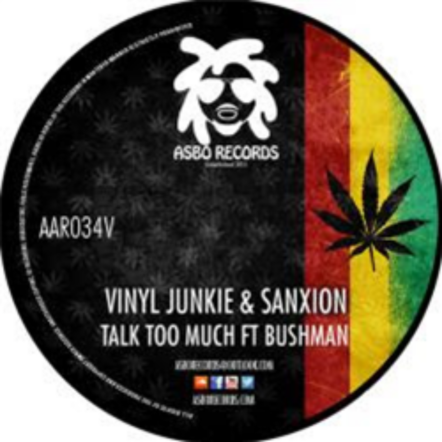 Vinyl Junkie & Sanxion - Talk To Much 12" E.P