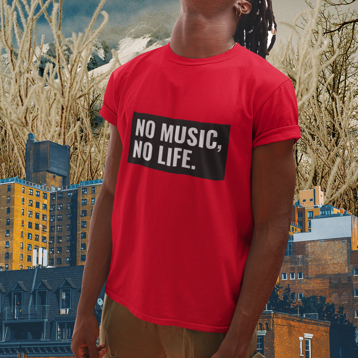 No Music No Life Unisex T Shirt.