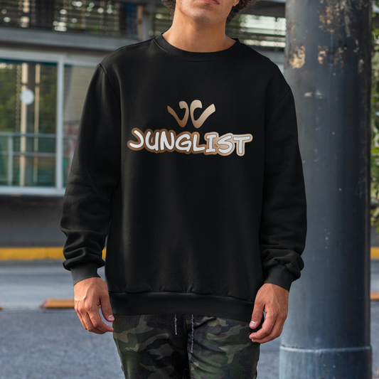 Ju - Junglist Bronze & White Print Unisex Jumper