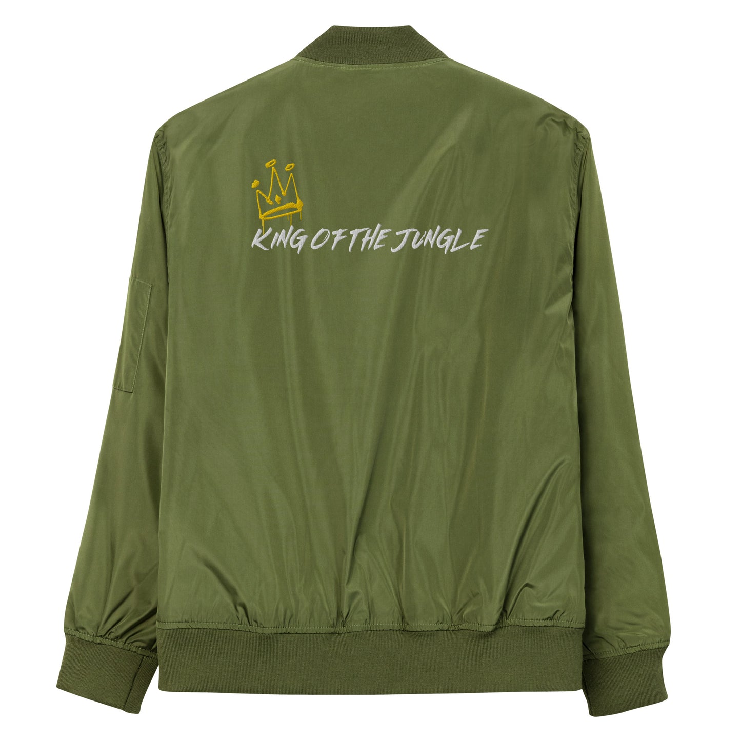 King Of The Jungle Premium recycled bomber jacket