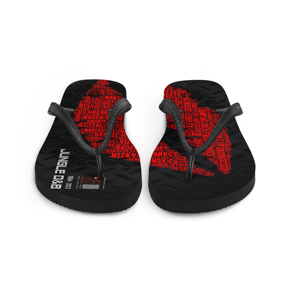 Jungle D&B History Flip-Flops (Limited Edition)