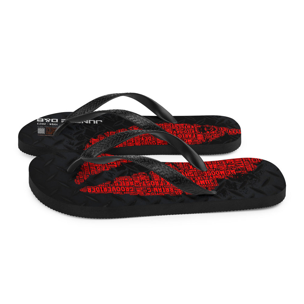 Jungle D&B History Flip-Flops (Limited Edition)