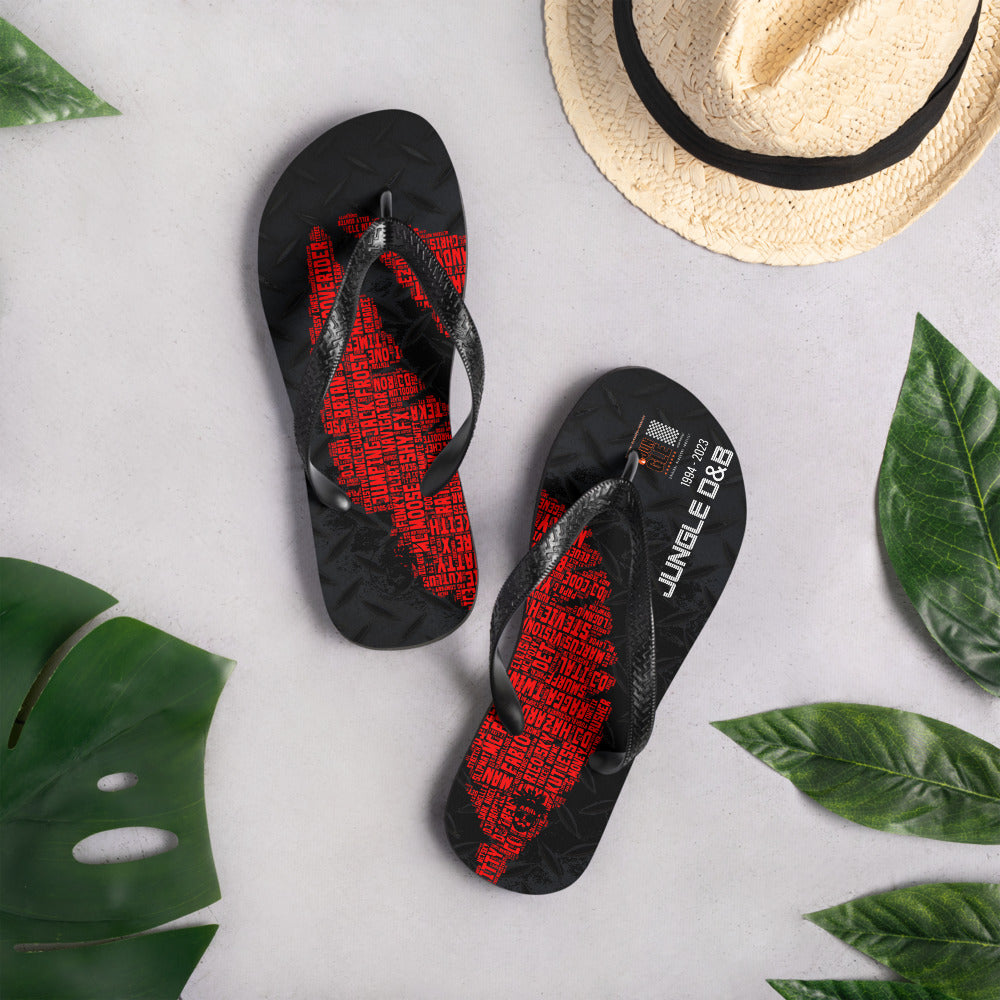 Jungle D&B History Flip-Flops (Limited Edition)