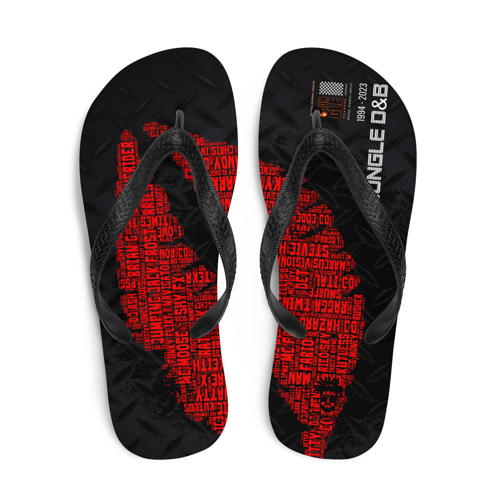 Jungle D&B History Flip-Flops (Limited Edition)