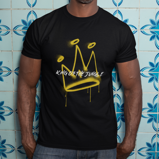 King Of The Jungle - Unisex Crown T Shirt.